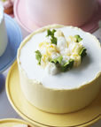 Zest Flower Shop Yellow Tulips Side Cake (lemon)