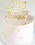 Pink Daisy Celebration Cake