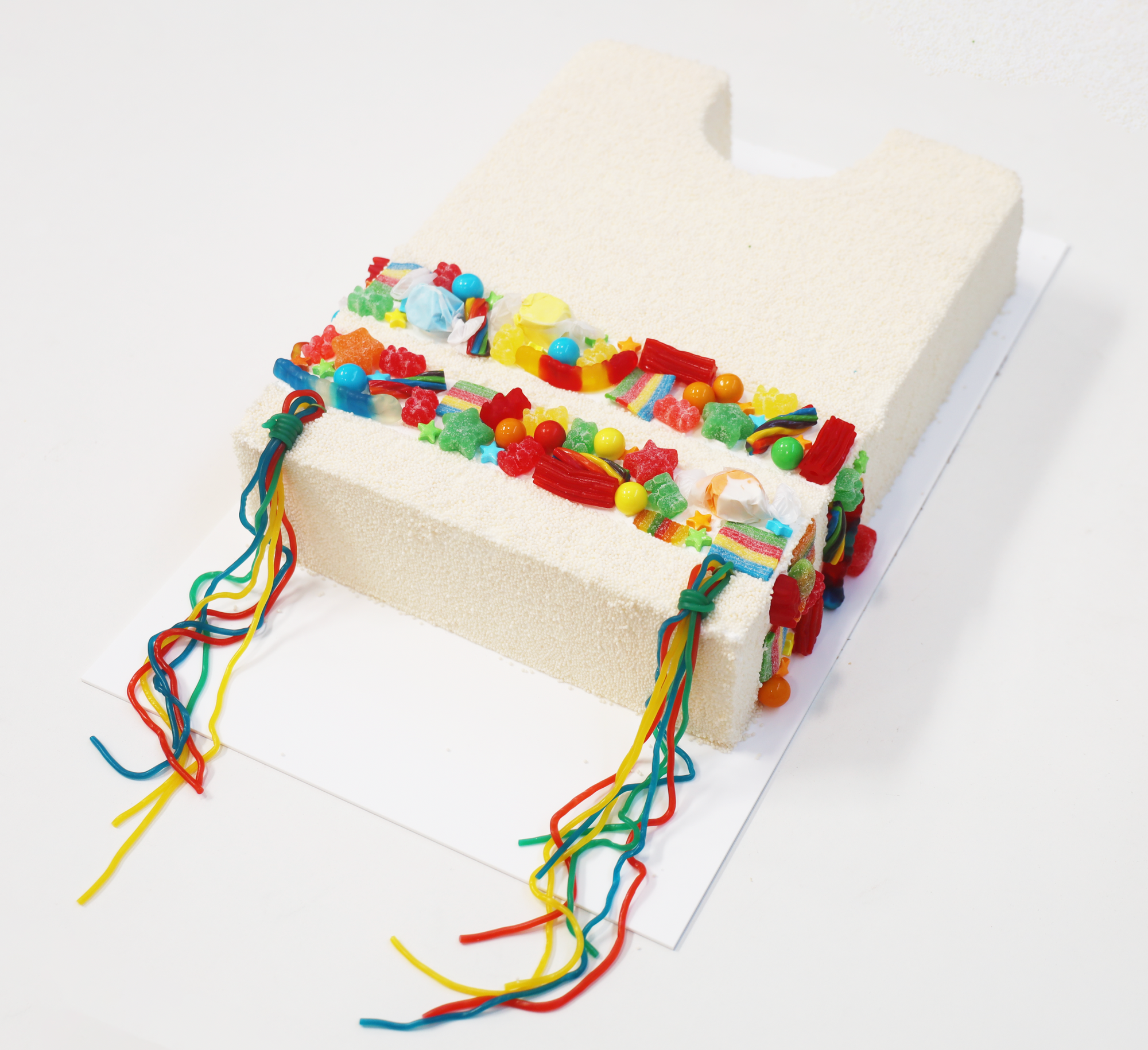 Rainbow Candy Tzitzis Cake