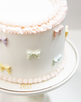 Little Bows Ruffle Celebration Cake