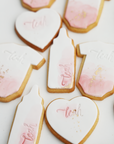 Baby Collection- Watercolor Personalized Cookies Set (36 Cookies)