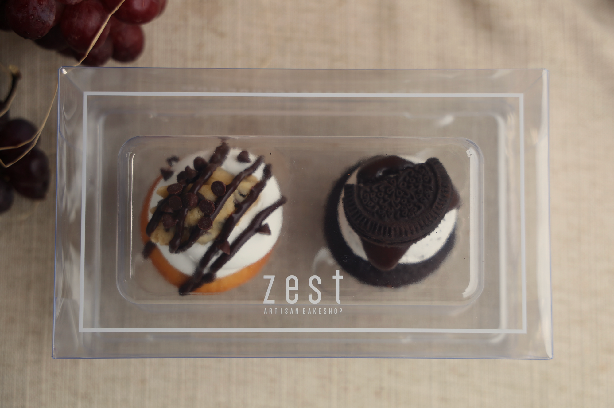 Gourmet Cupcake Box- Set of 2 Cupcakes