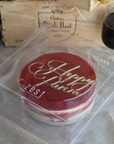 Layered Cake with Happy Purim Topper in Signature Gift Box