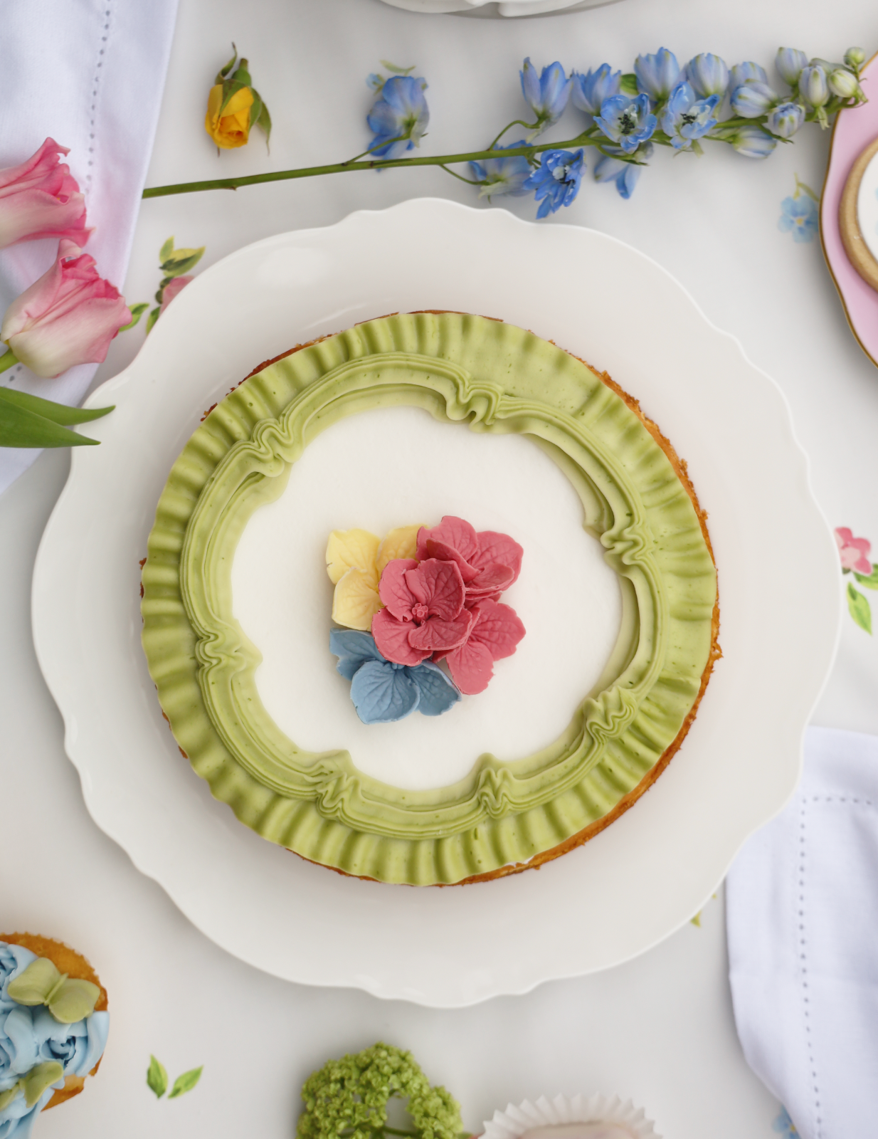Scattered Blooms Cheesecake DAIRY