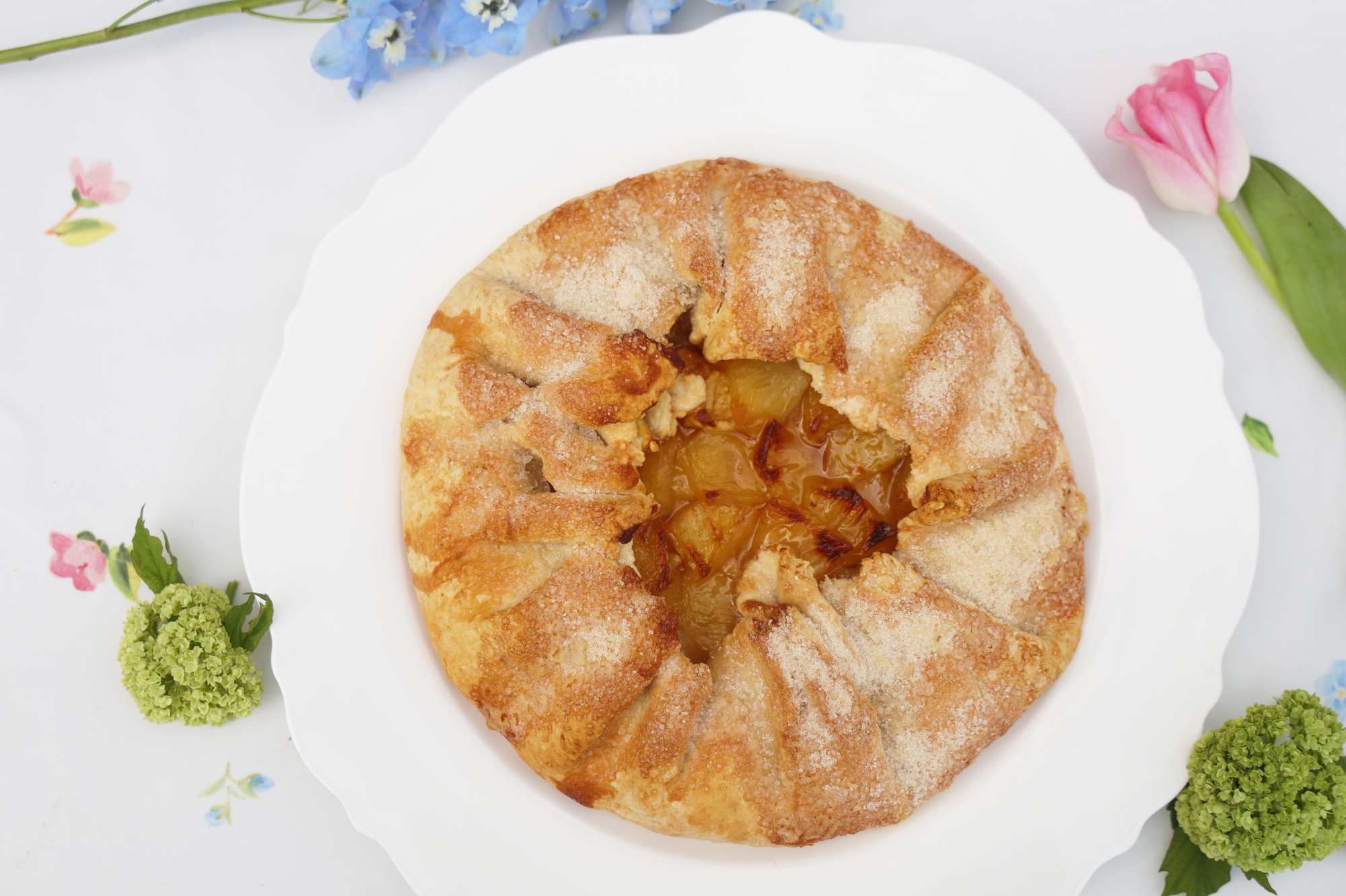 Roasted Pineapple Galette
