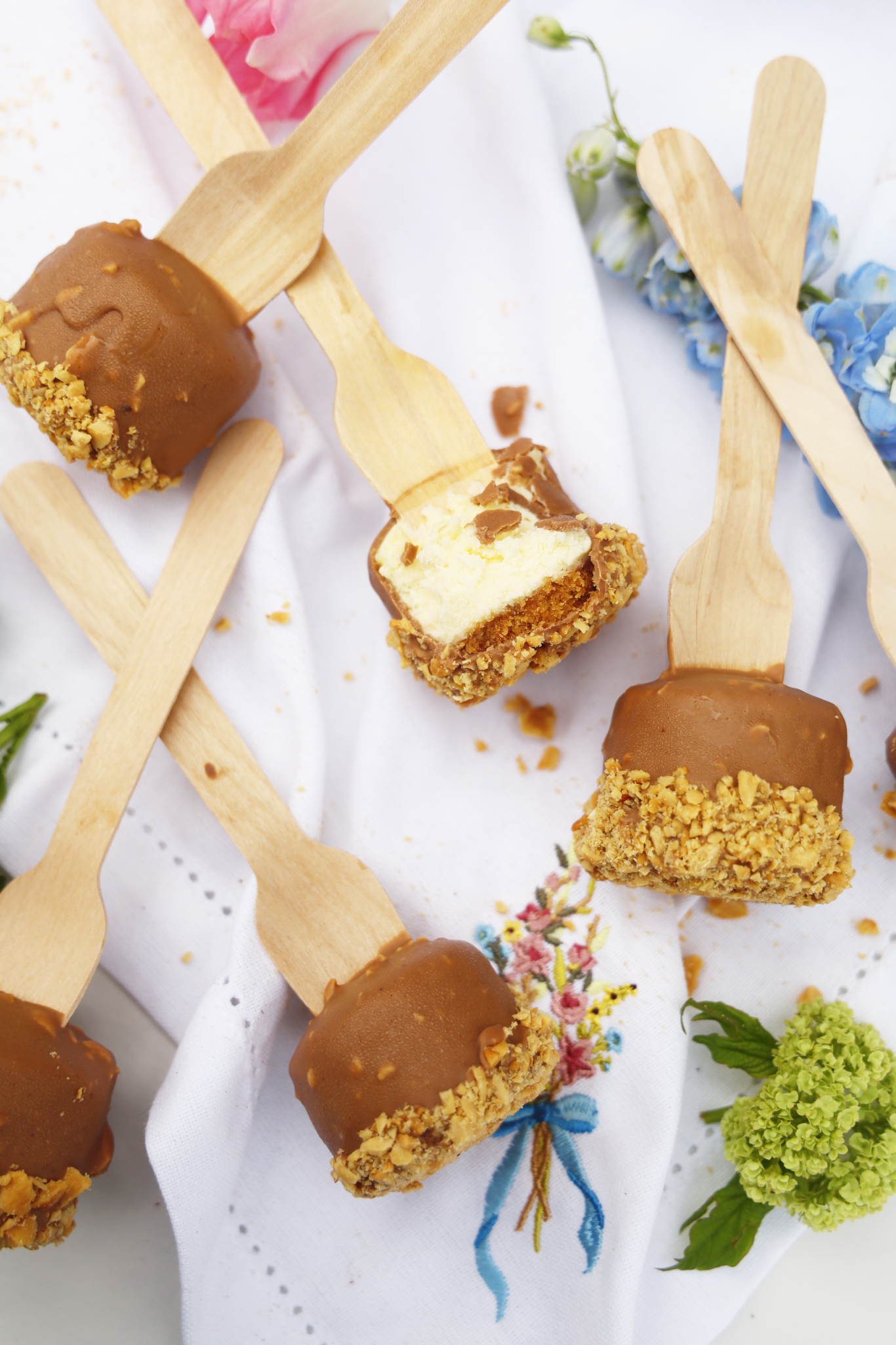 Peanut Butter Crunch Cheesecake Pop- DAIRY (12)