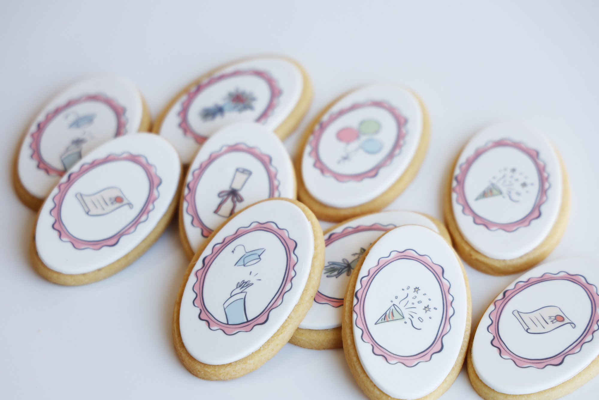 2026 Grad Collection Oval Cookie Set
