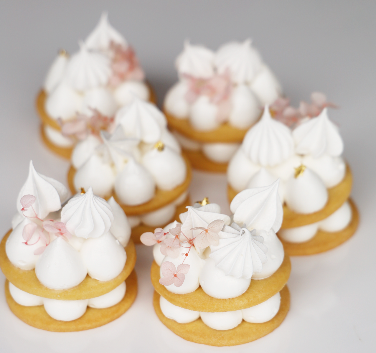 Pink Florals Cookie Stacks (6)