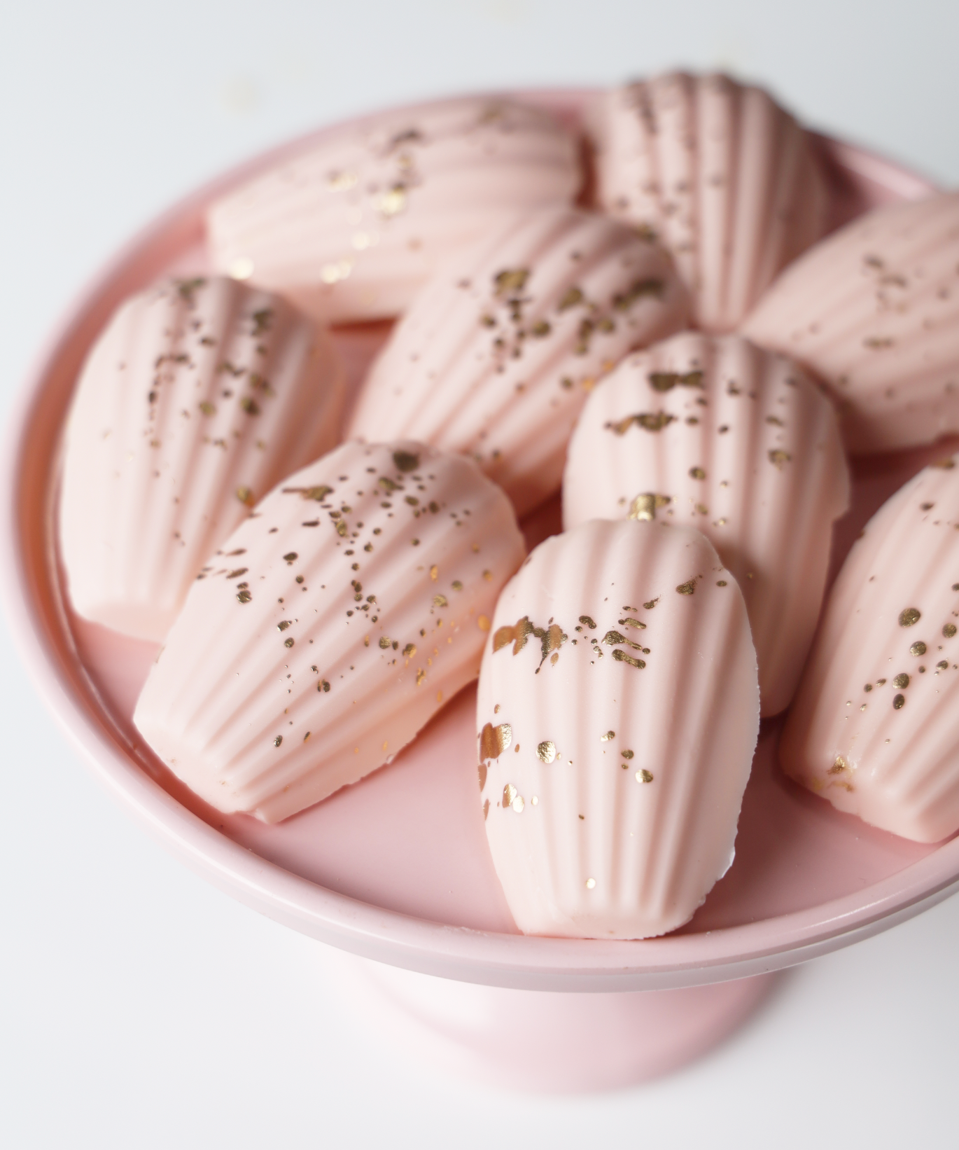 Chocolate Covered Madeleine - Blush Pink