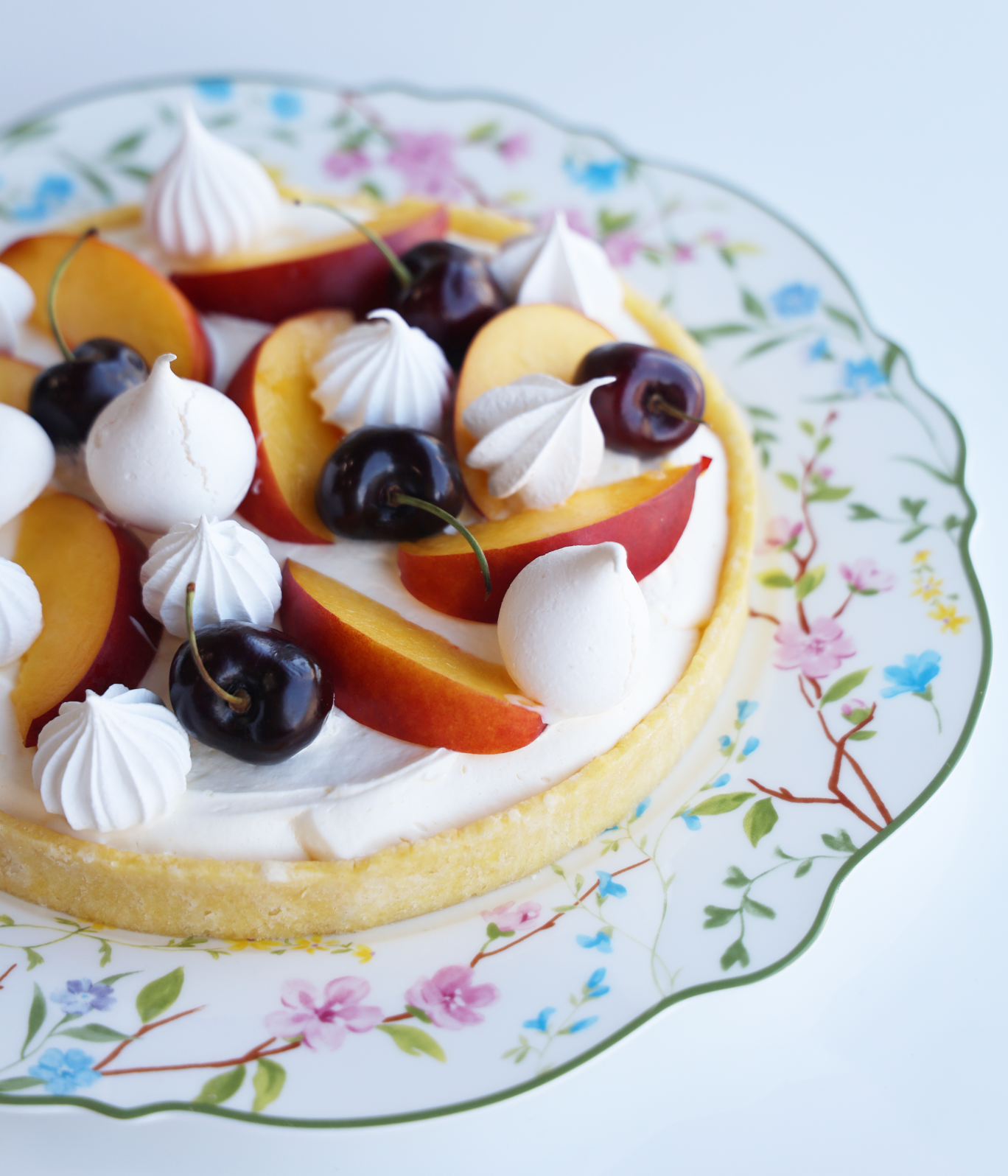 Fresh Summer Fruit Custard Tart