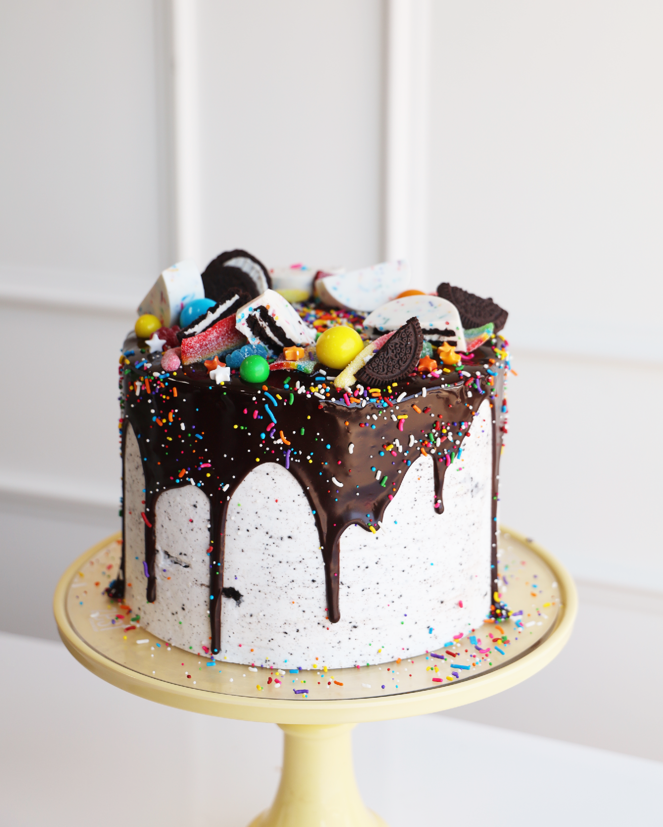 Rainbow Oreo Celebration Cake