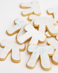Mixed Patterns Blue Bow Cookie Set