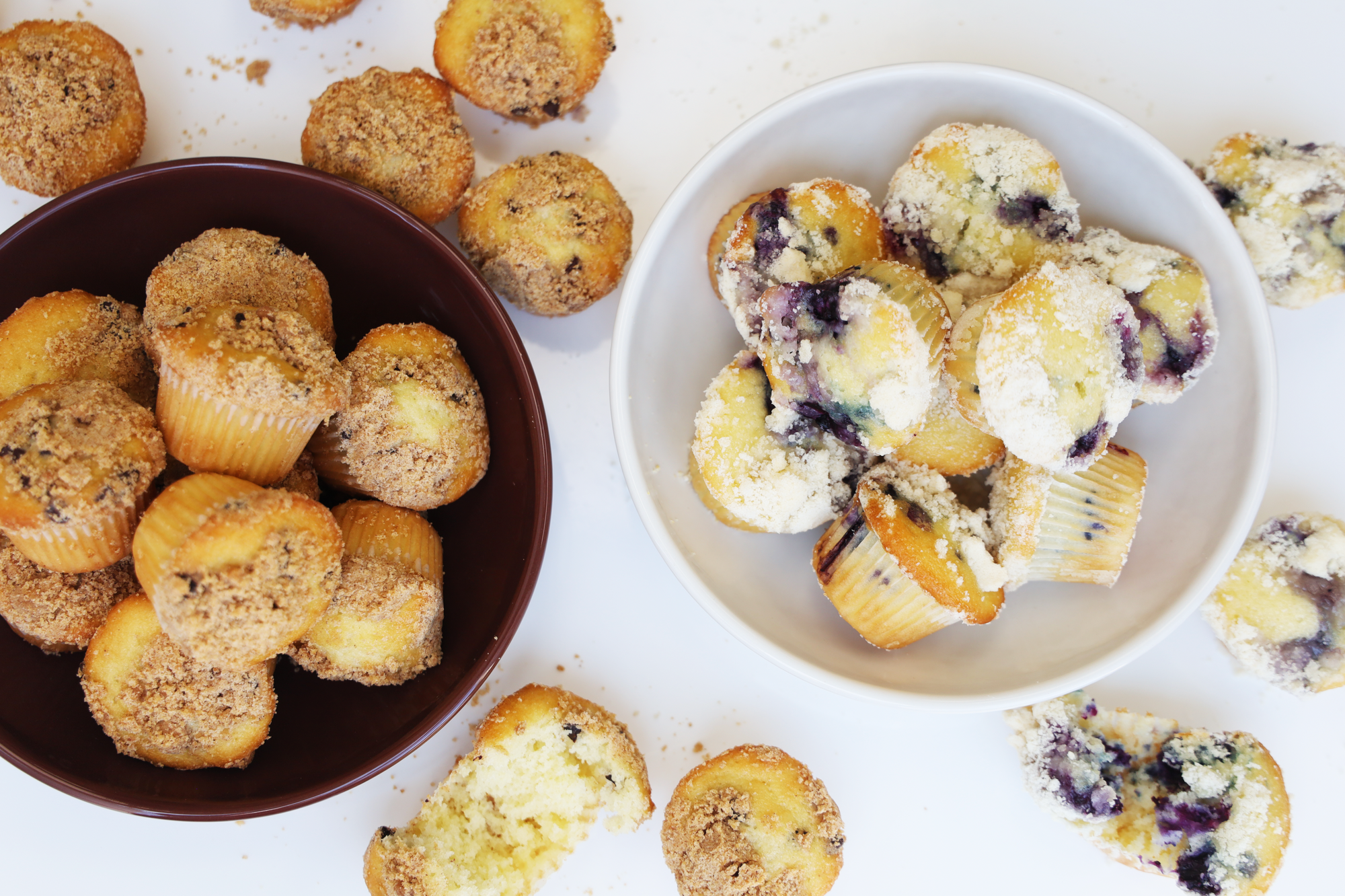 MINI Blueberry Crumb Muffins (24)