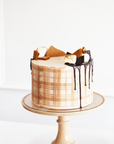 Campfire Plaid Celebration Cake
