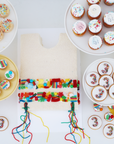 Tzitzis and Yamulke Bright Colors Cupcakes