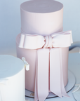 2 Tier Bow Celebration Cake- Pink