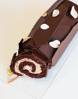 Chocolate Swiss Roll Log Cake