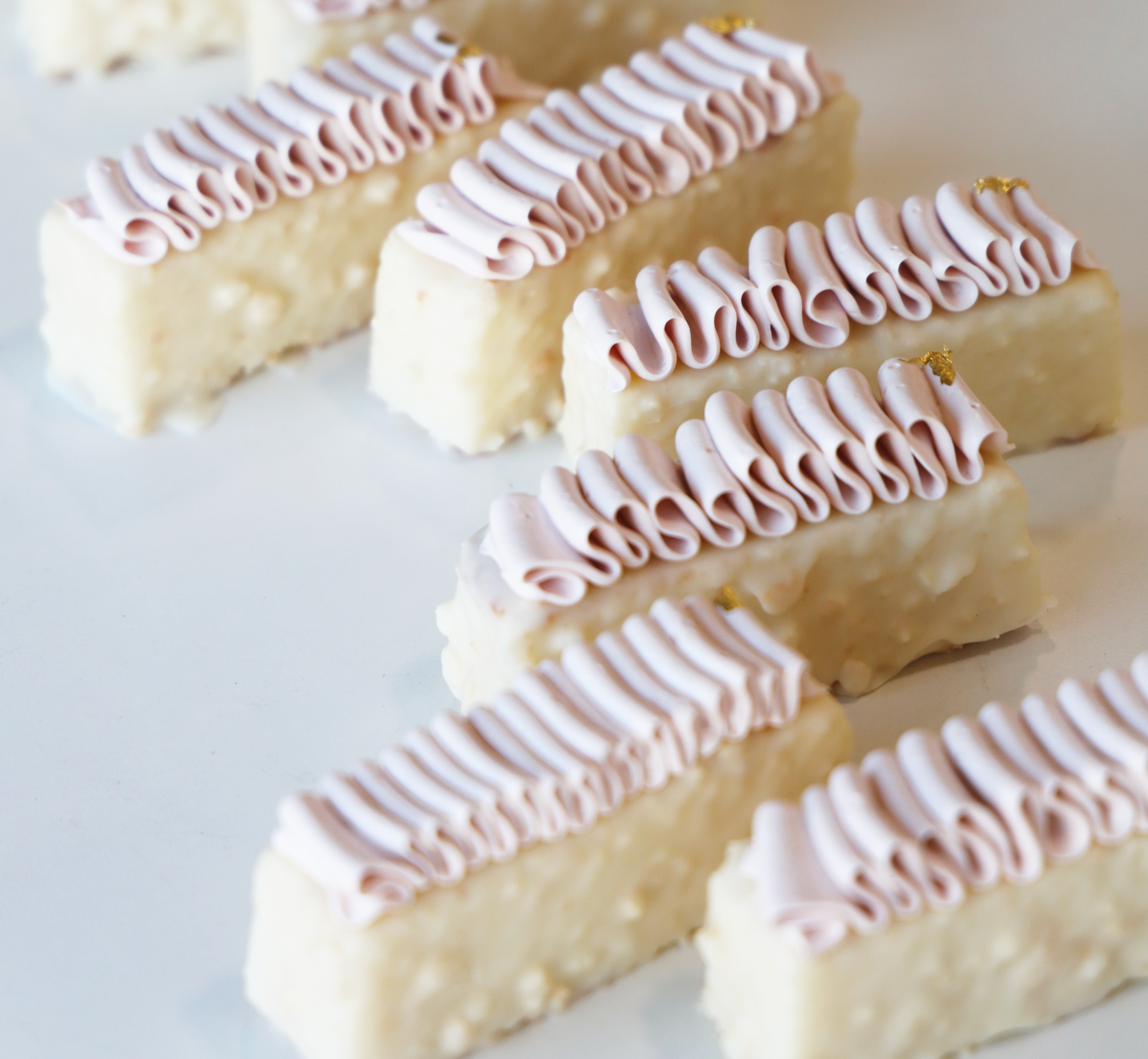 Rectangle Petit Four- Soft Pink (6)