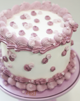 Lavender Vintage Floral Celebration Cake