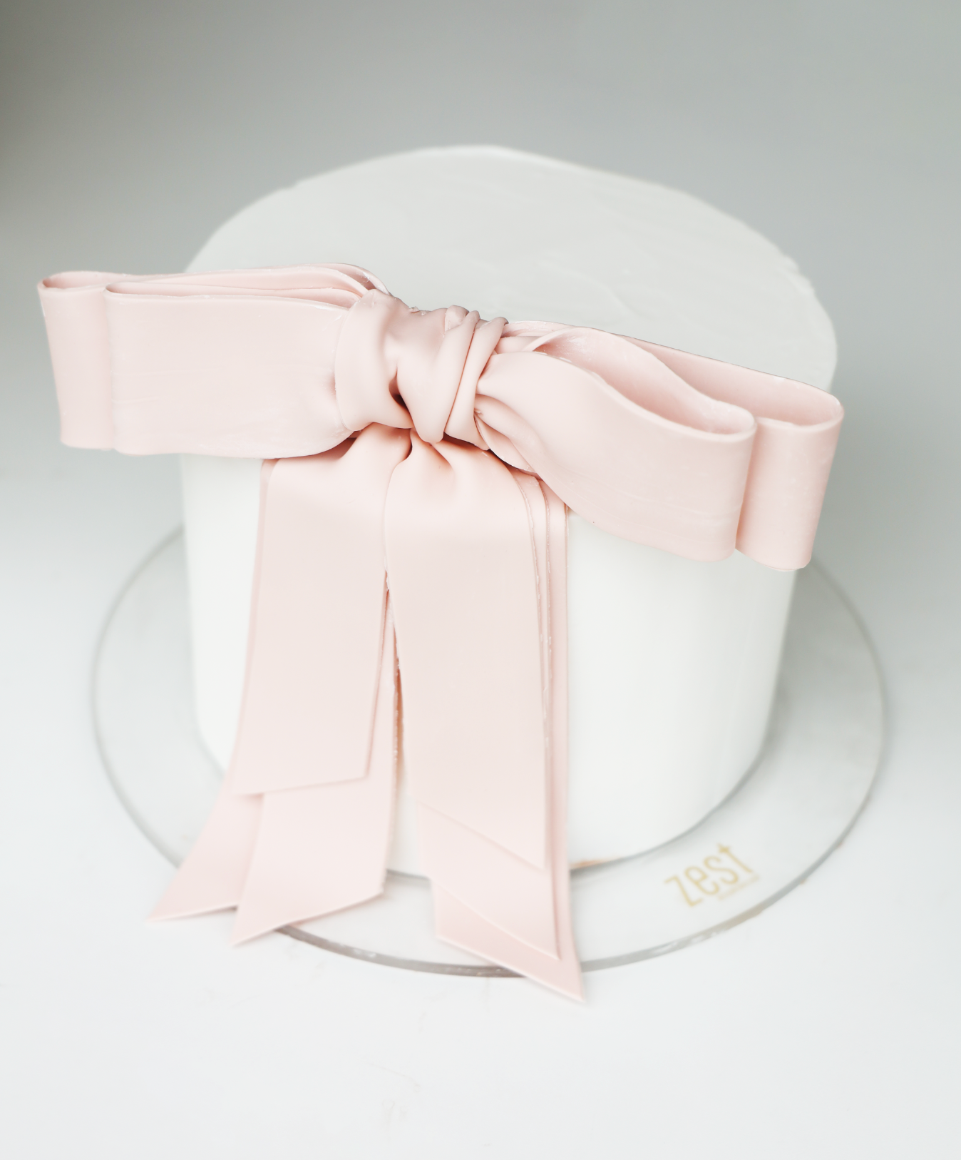 Elegant Bow Celebration Cake