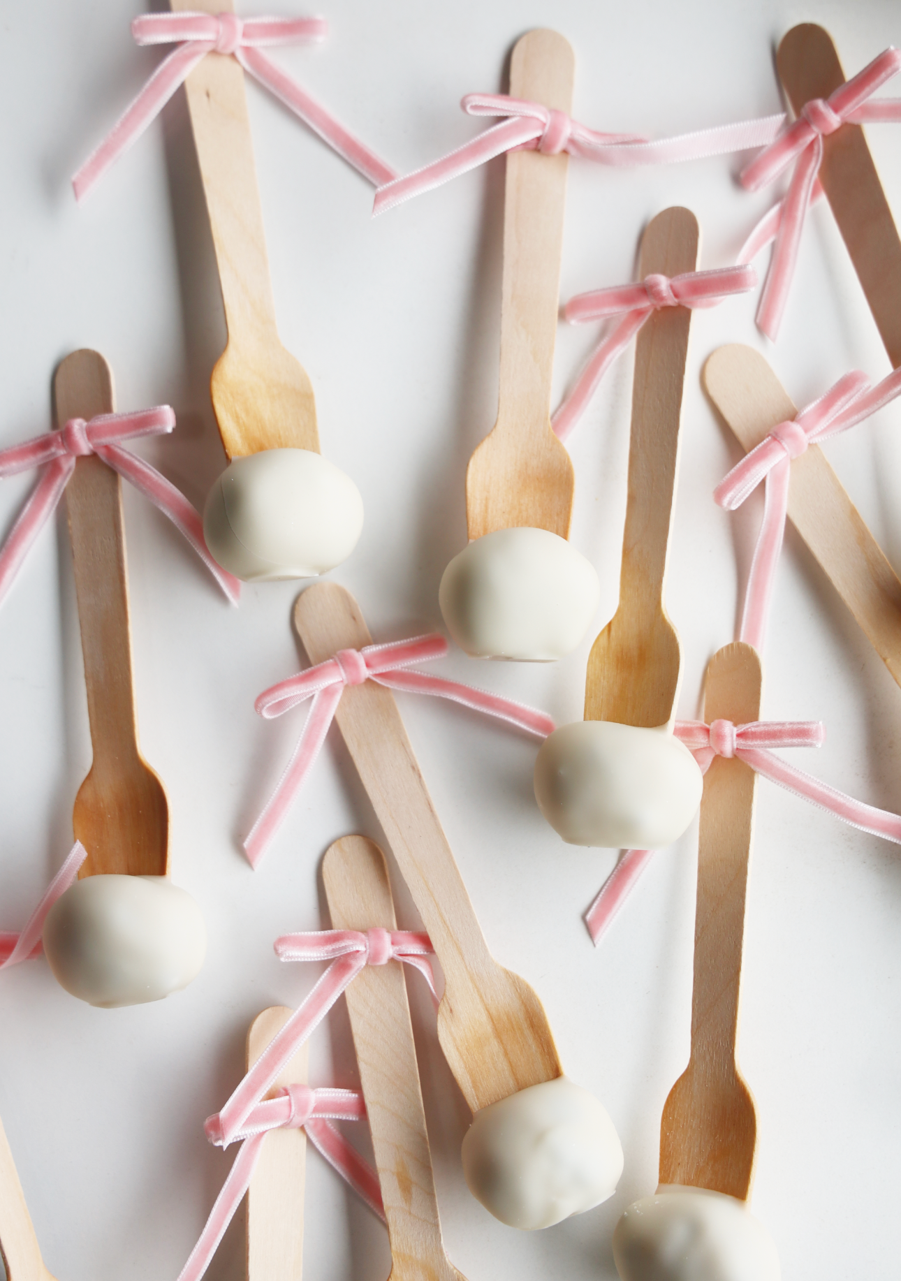 Little Pink Bows Cookie Dough Pops