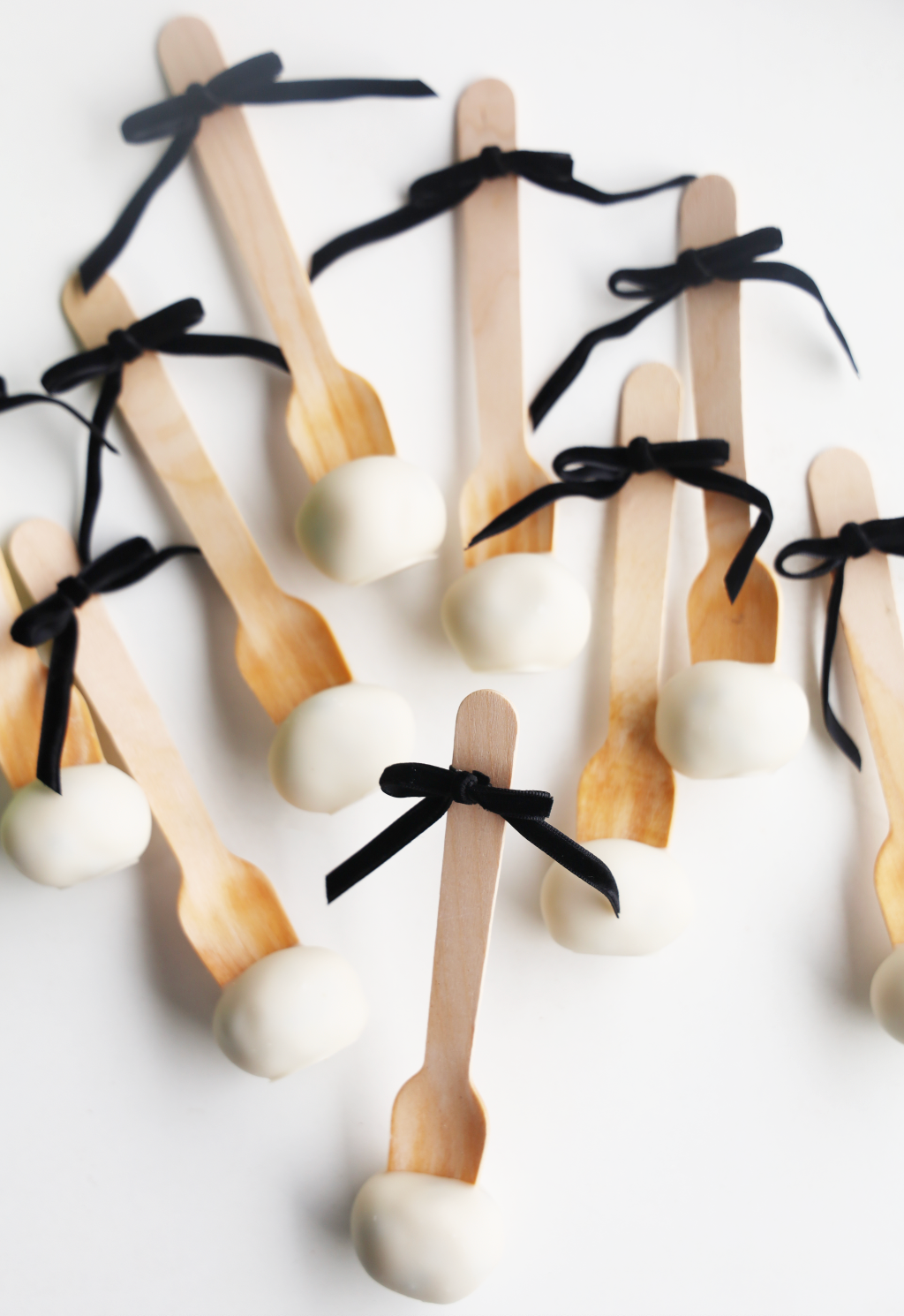 Little Black Bows Cookie Dough Pops