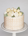 Floral + Vines Cannage Large Centerpiece Cake