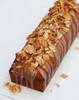 Amaretto Almond Crunch Glazed Log Cake
