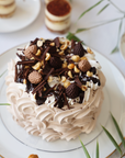 Chocolate Hazelnut Pavlova Layer Meringue Cake (GF)