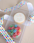 Happy Purim Cookie + Candy 2 Piece Box