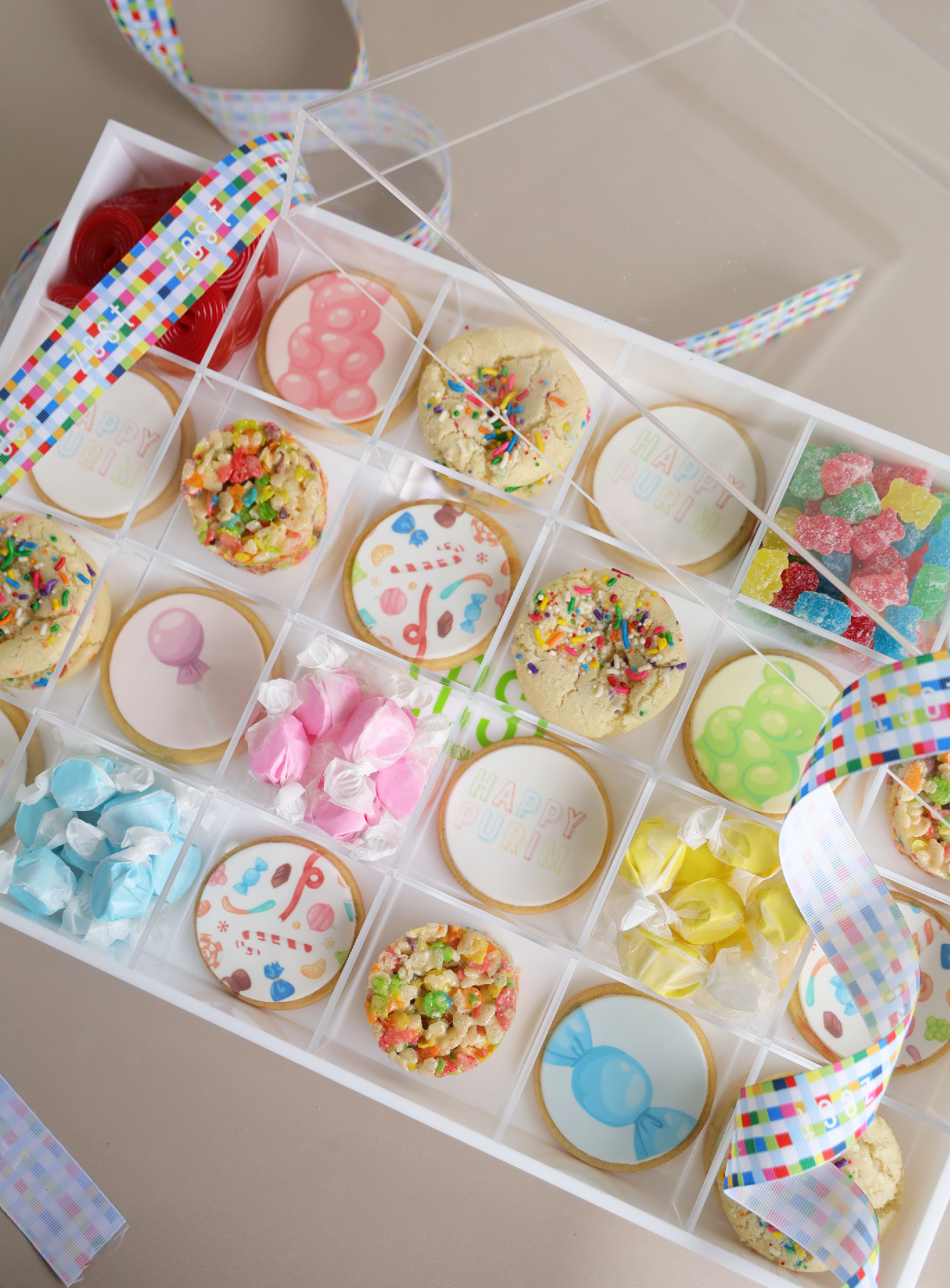 Candy Collection Lucite Luxury Assortment Tray