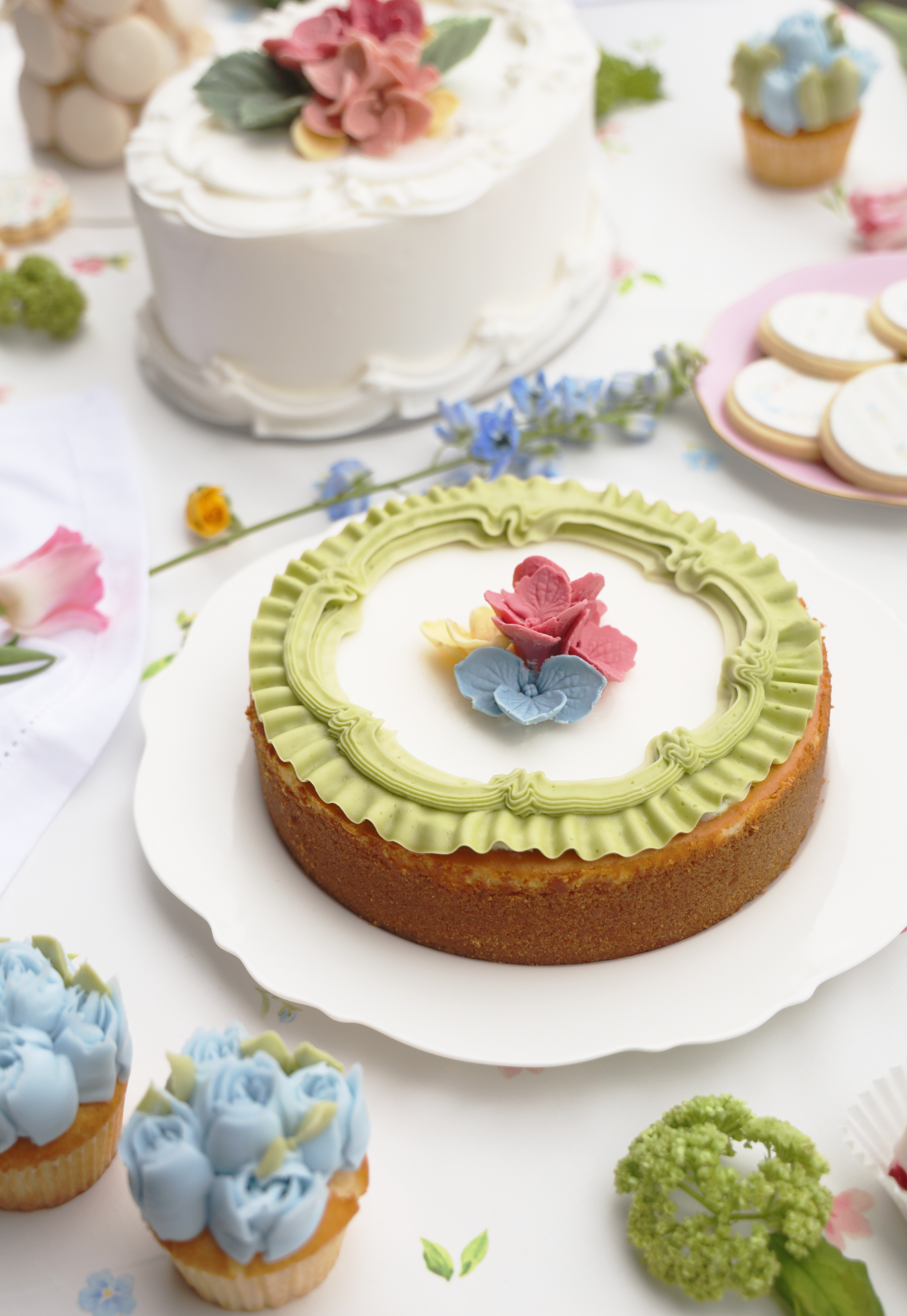 Scattered Blooms Cheesecake DAIRY