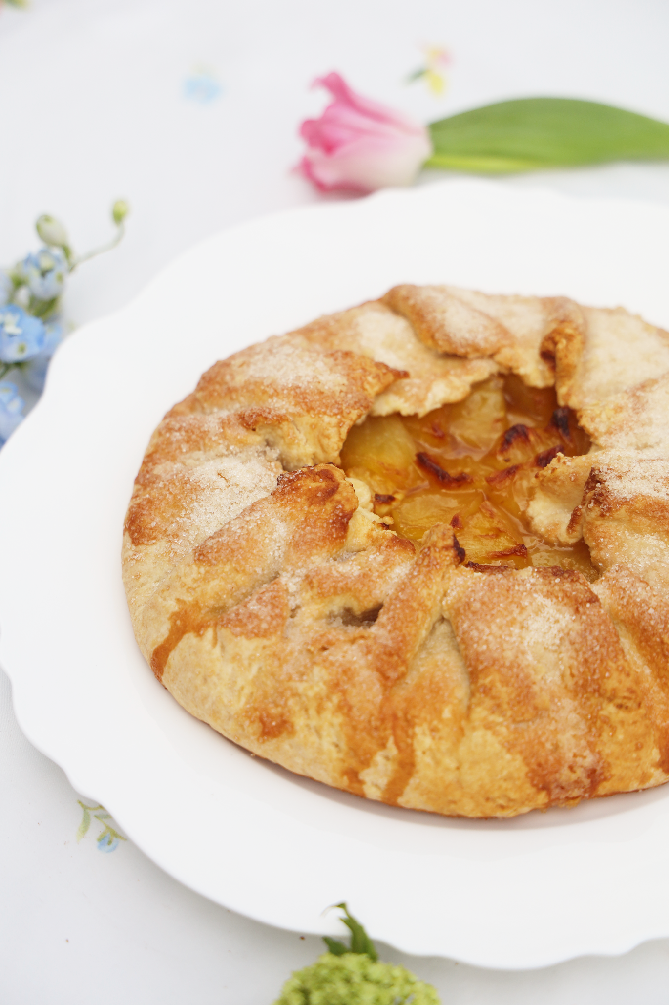 Roasted Pineapple Galette