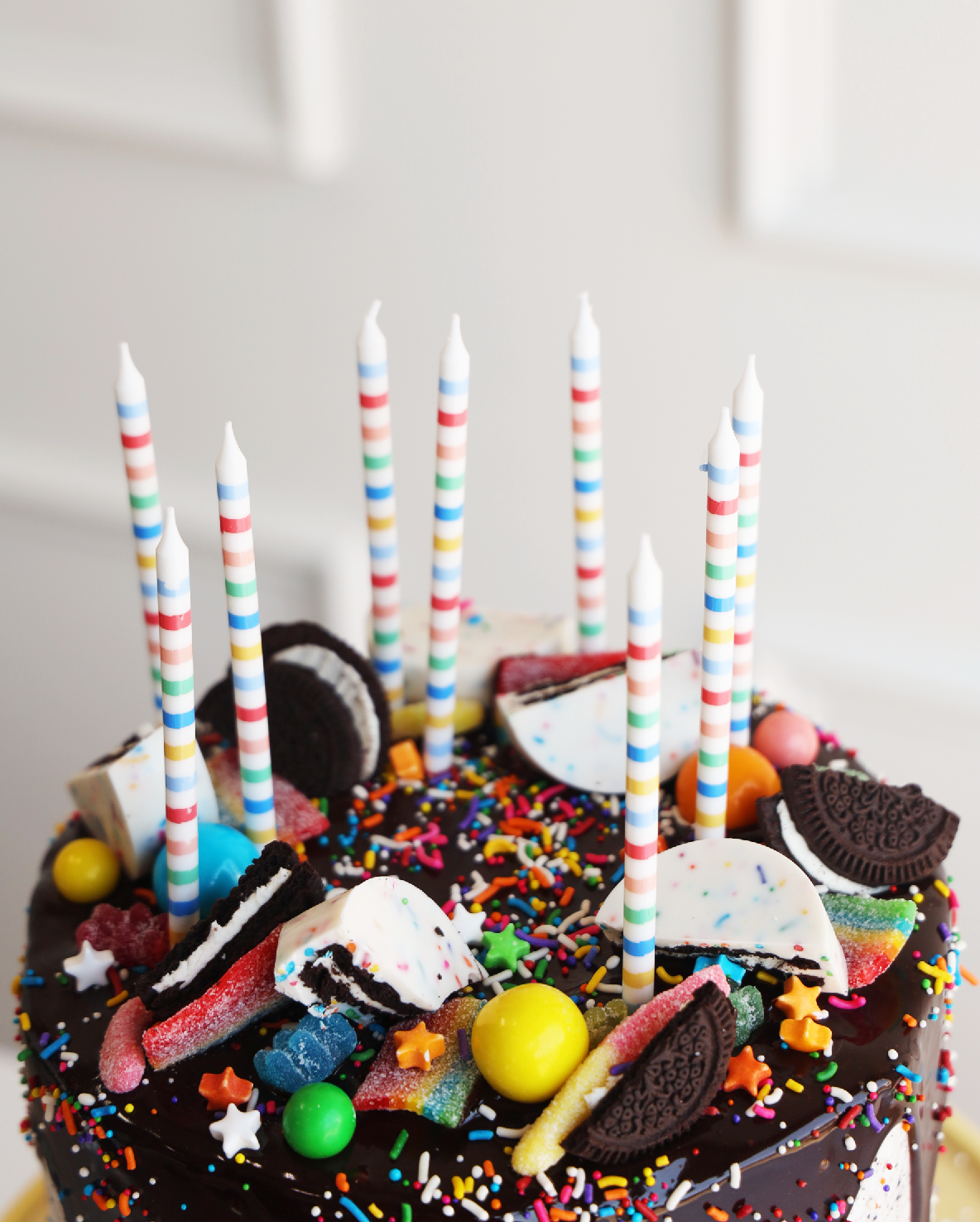 Rainbow Oreo Celebration Cake