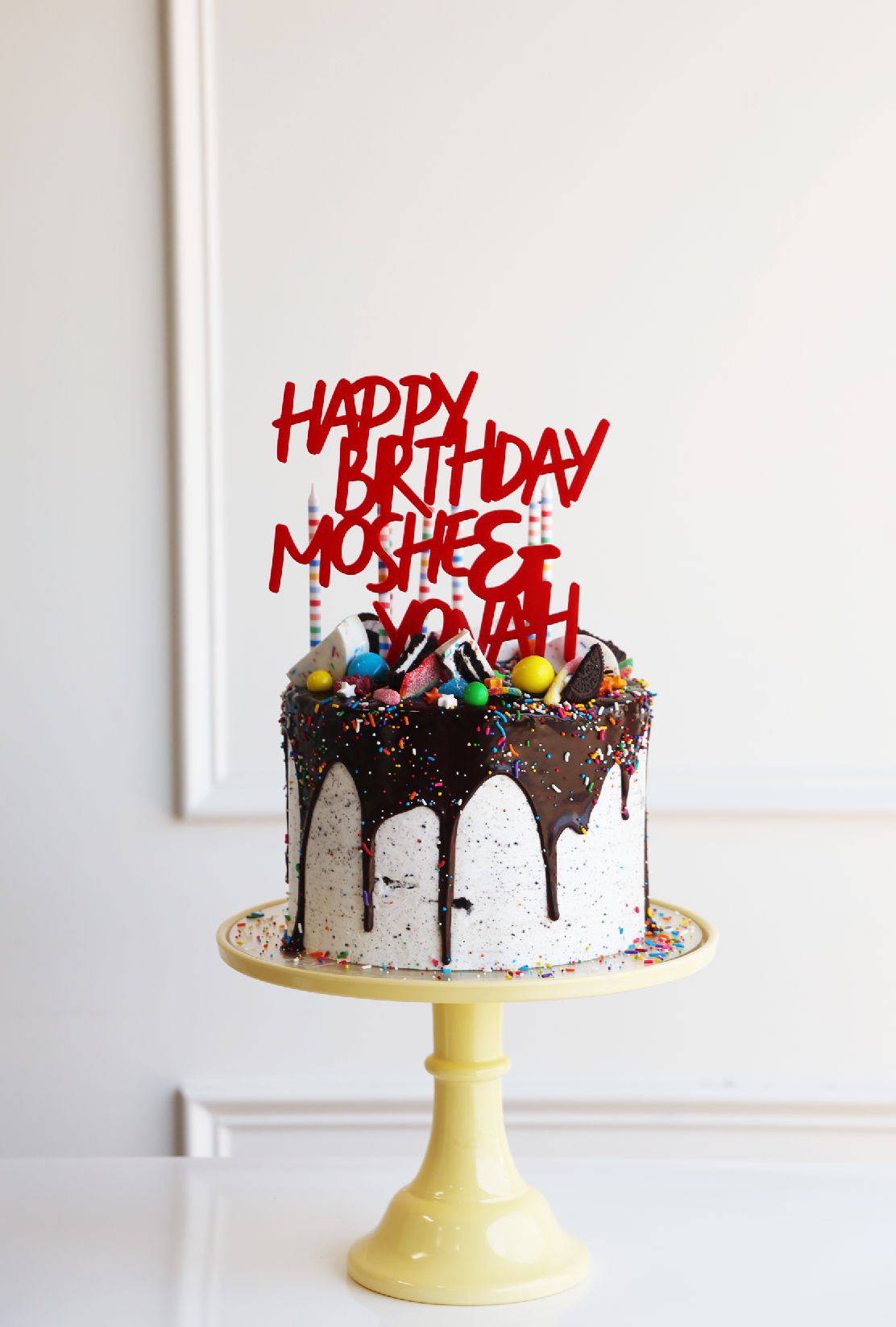 Rainbow Oreo Celebration Cake