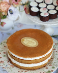 Honey Layer Cake on Porcelain Platter Gift Box