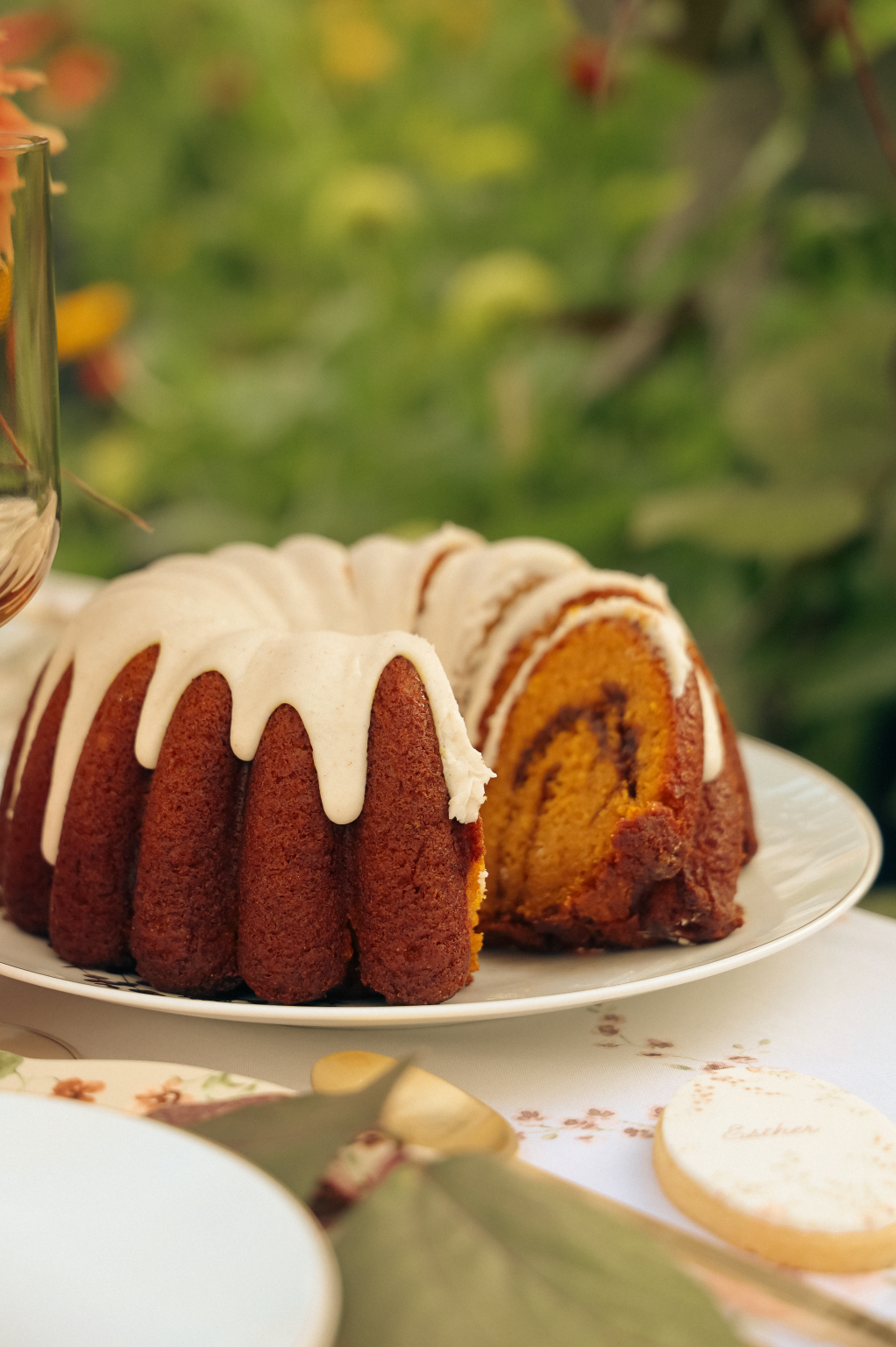 Cinnamon Swirl Pumpkin Bundt