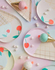 Pastel Ice Cream Plates