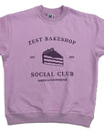 "Zest Club" Sweatshirt- Purple/Plum