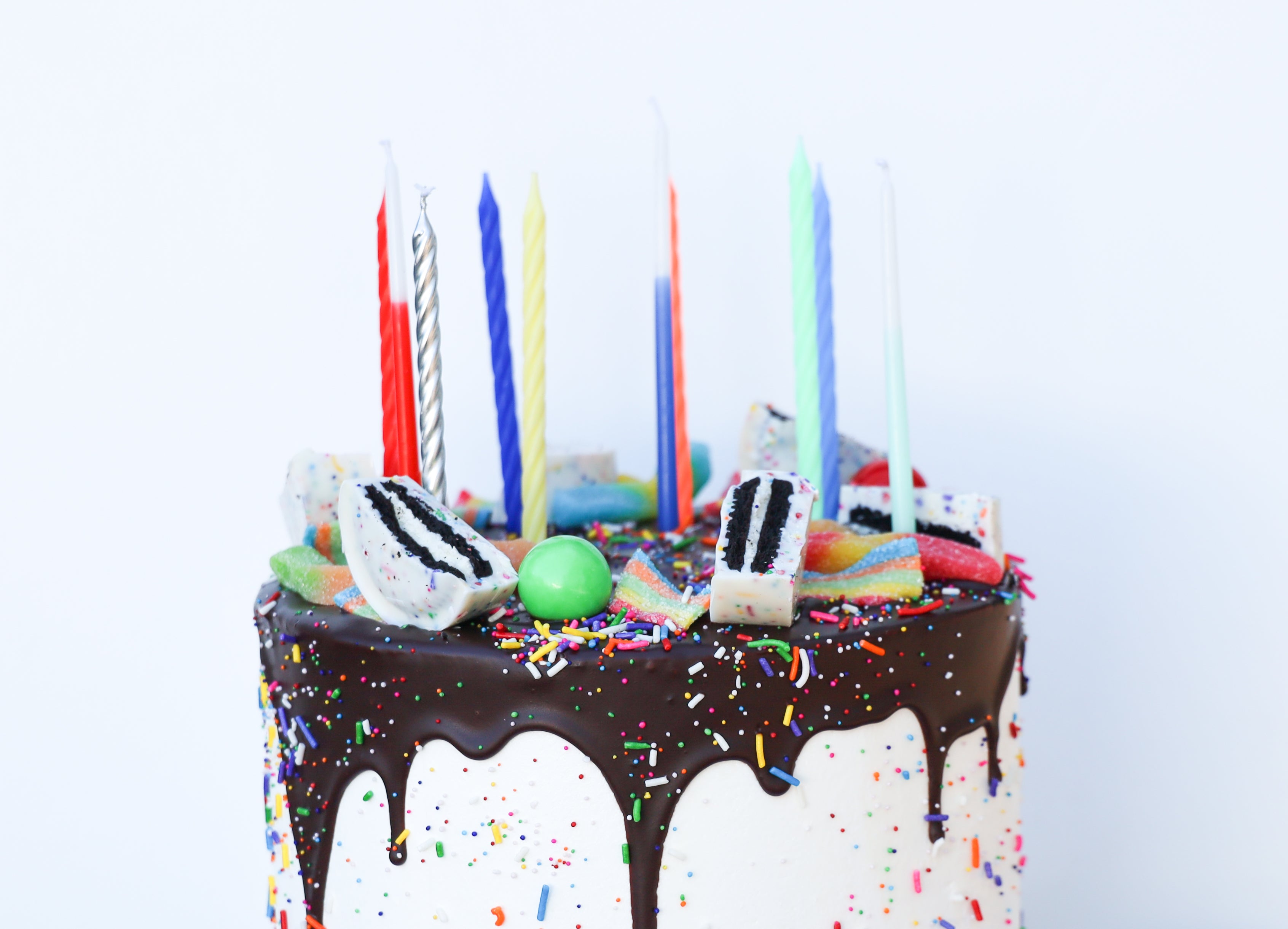 Rainbow Oreo Celebration Cake