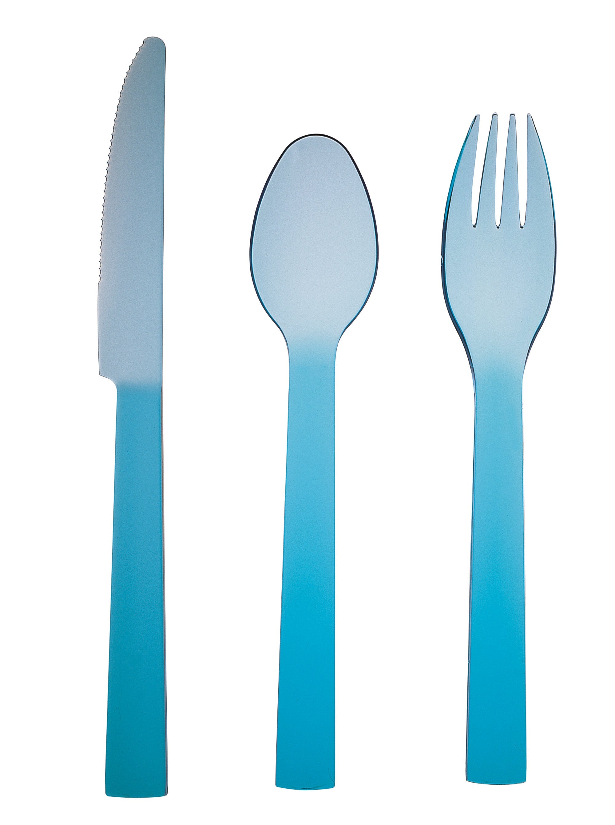 Blue Acrylic Flatware