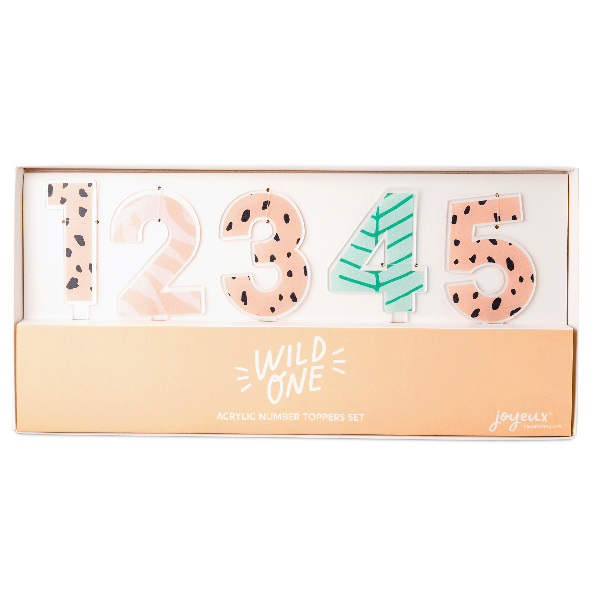 Wild One Acrylic Number Set