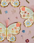 Floral Butterfly Plates