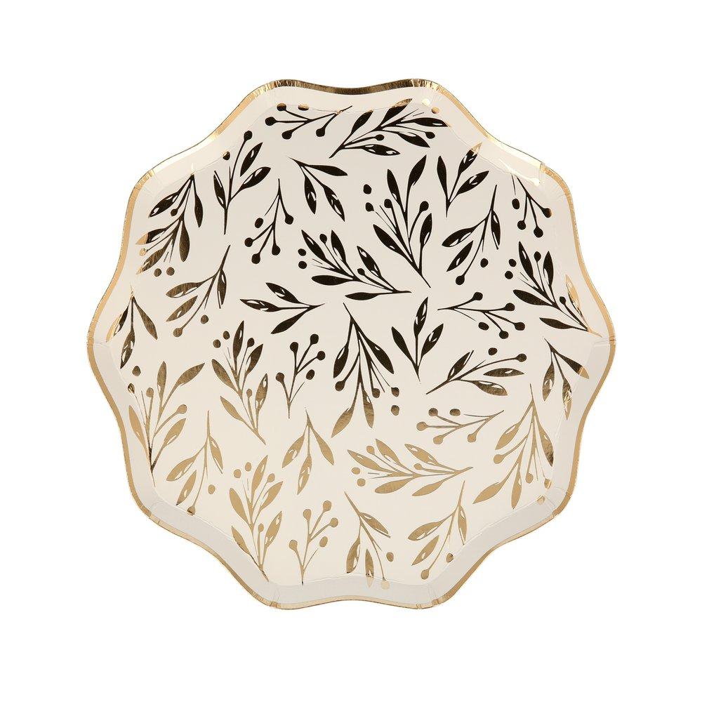 Gold Leaf Side Plates