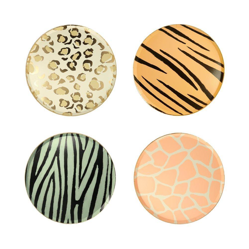 Safari Animal Print Side Plates