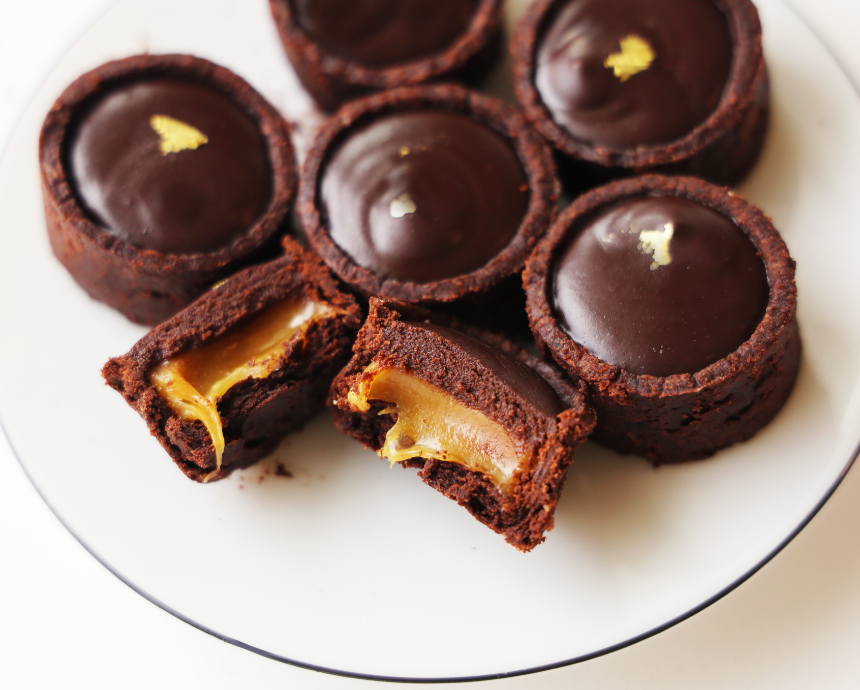 Mini Chocolate Caramel Tarts