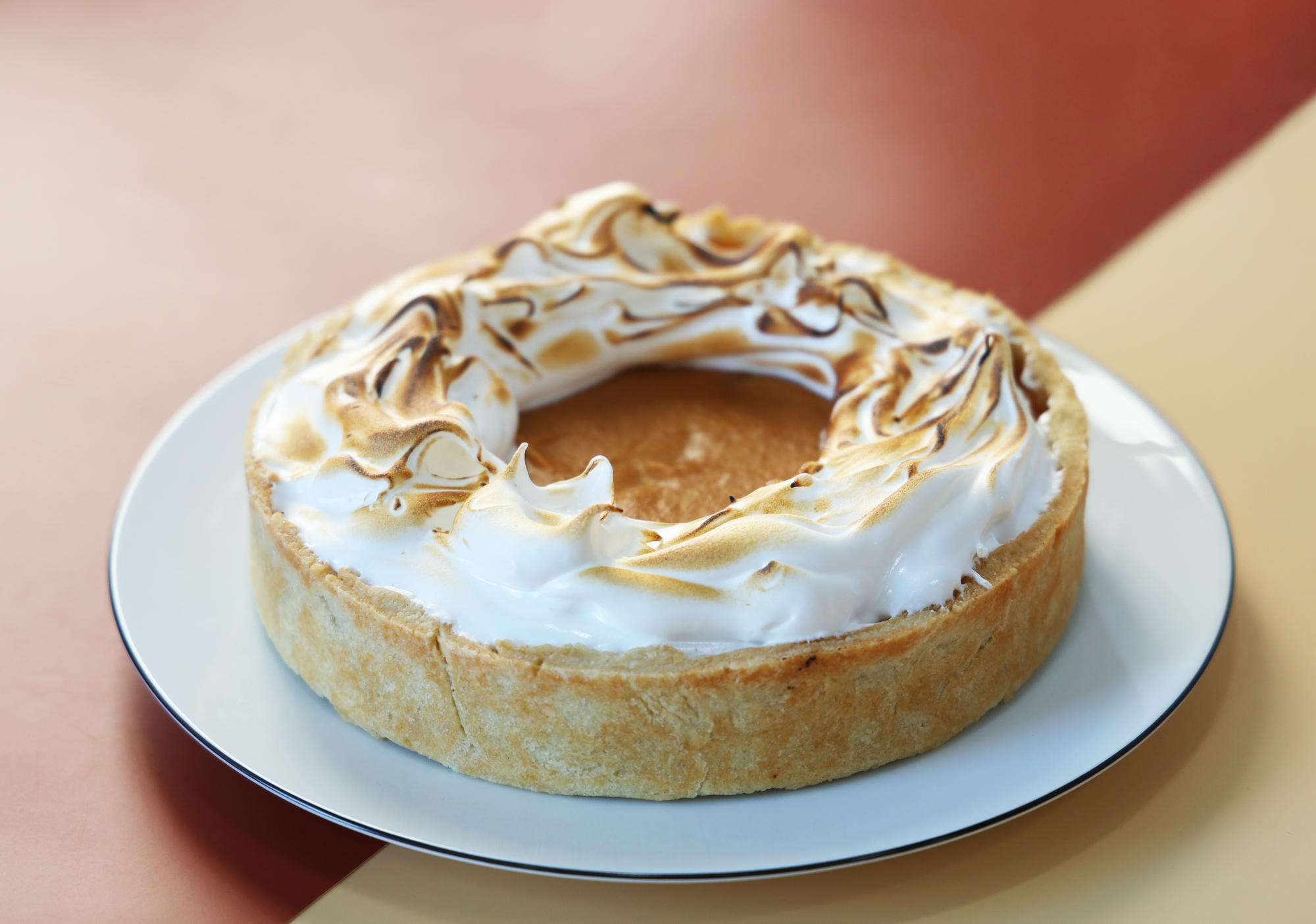 Pumpkin Pie with Marshmallow Topping