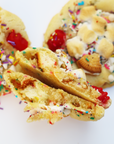 Jumbo Sugar and Sprinkle Funfetti Cake Stuffed Cookie Boxed