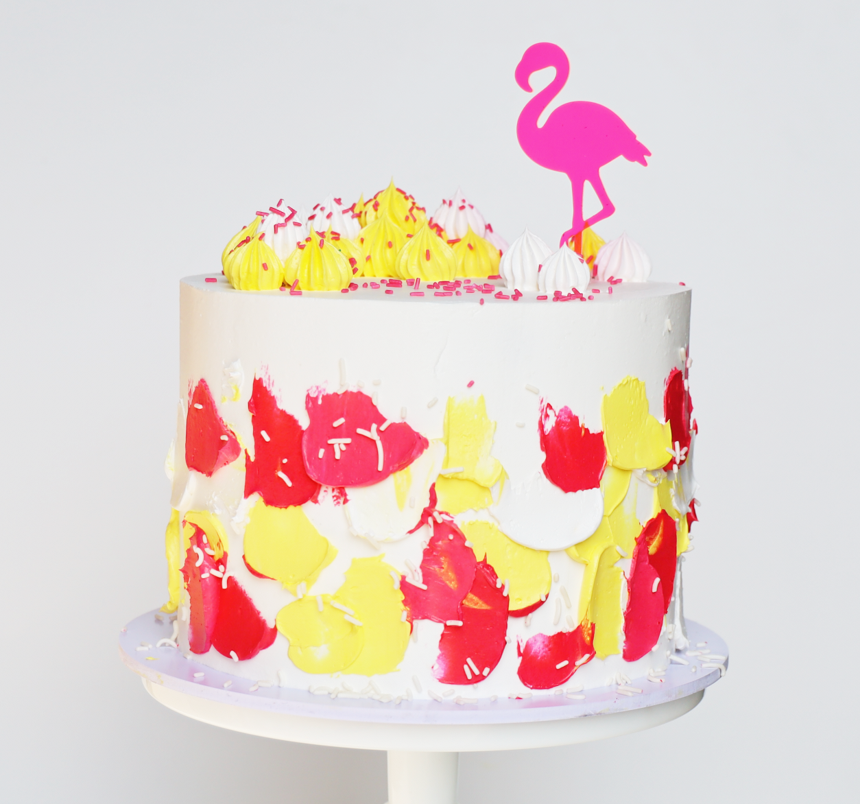 ❤️ Shop Flamingo Cake Stand | Ivory by RSTC – Rose St Trading Co