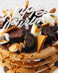 Happy Purim Chocolate Chip Overload Stack Cake